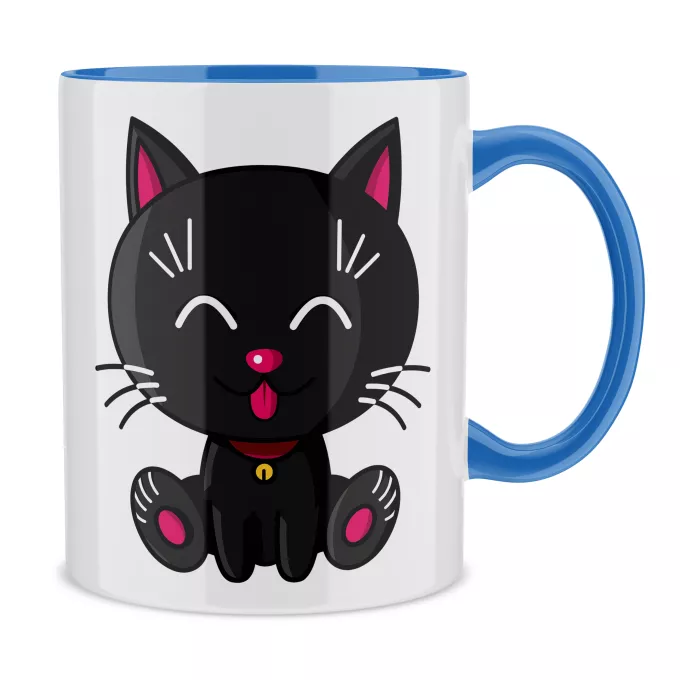 Mugs Parodie Kawaii Baby Cats Kawaii Baby Cat (noir)