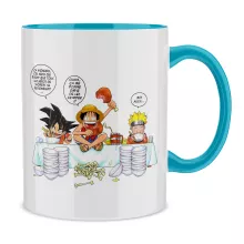 Mug « La recette d'un bon manga » – Parodie Naruto