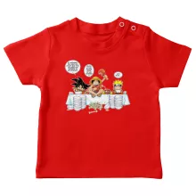 T-shirts bébé Parodies Manga