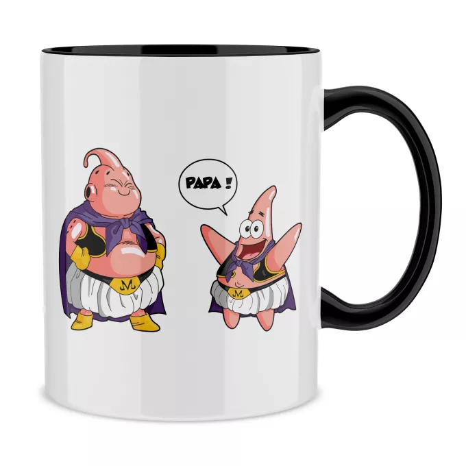 Mugs Parodie Dragon Ball Z - DBZ Papa !! (Tel père, tel fils !) - Majin Bou, Patrick