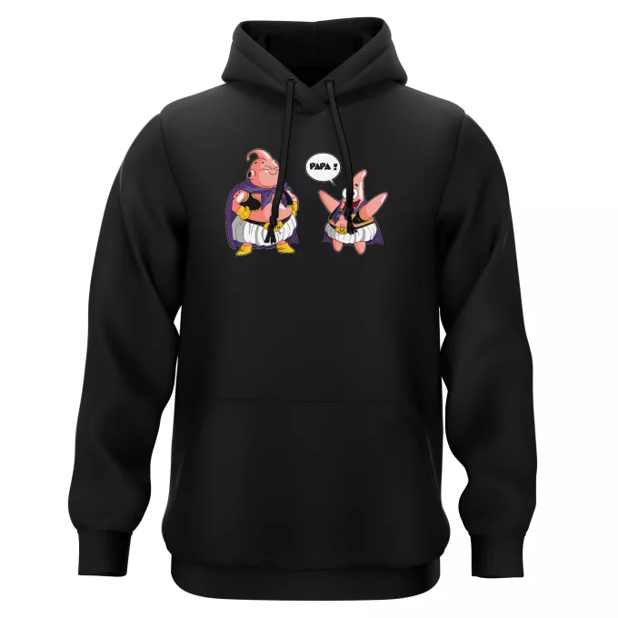 Sweat-shirts à Capuche Parodie Dragon Ball Z - DBZ Papa !! (Tel père, tel fils !) - Majin Bou, Patrick