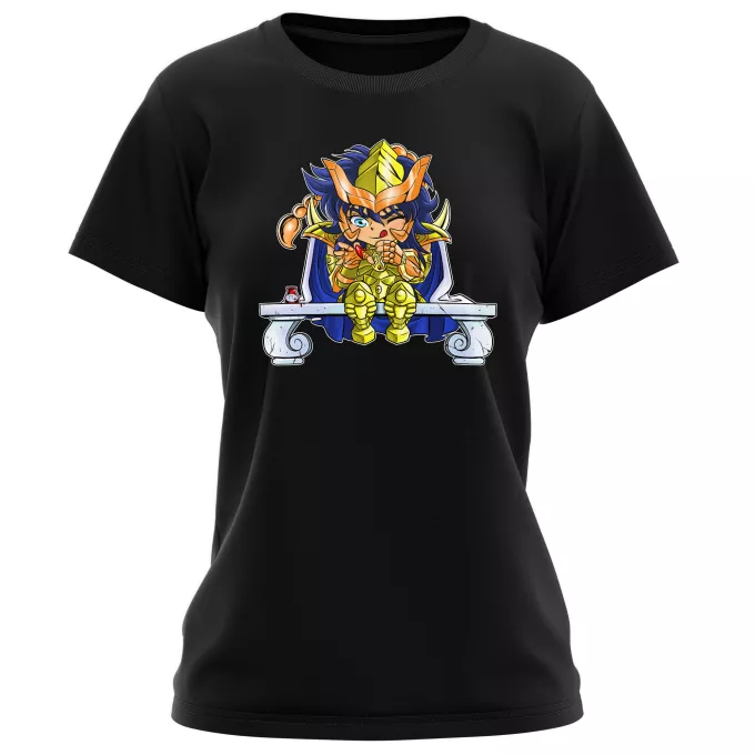 Vrouwen T-Shirts Parodie Saint Seiya Milo Scorpio