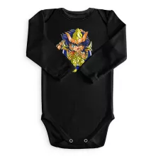 Gold Saint Scorpio Milo Long sleeve Baby Bodysuit – Knights of the Zodiac - Saint Seiya parody