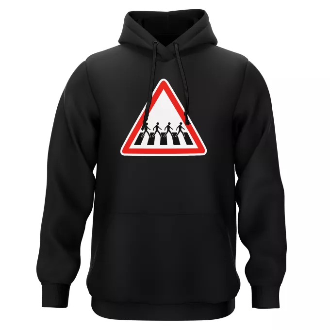 Sweat-shirts à Capuche Parodie Parodies Musique Signalisation passage piéton de l'Abbey Road - Musique - Parodie Beattles