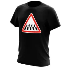 T-shirt Musique « Signalisation passage piéton de l'Abbey Road » – Parodie Parodies Musique