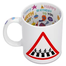 Mug Musique « Signalisation passage piéton de l'Abbey Road » – Parodie Parodies Musique