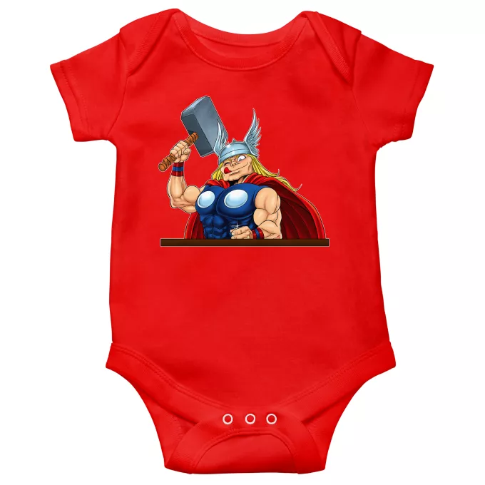 Body per bambini a maniche corte Paoridia Thor Thor