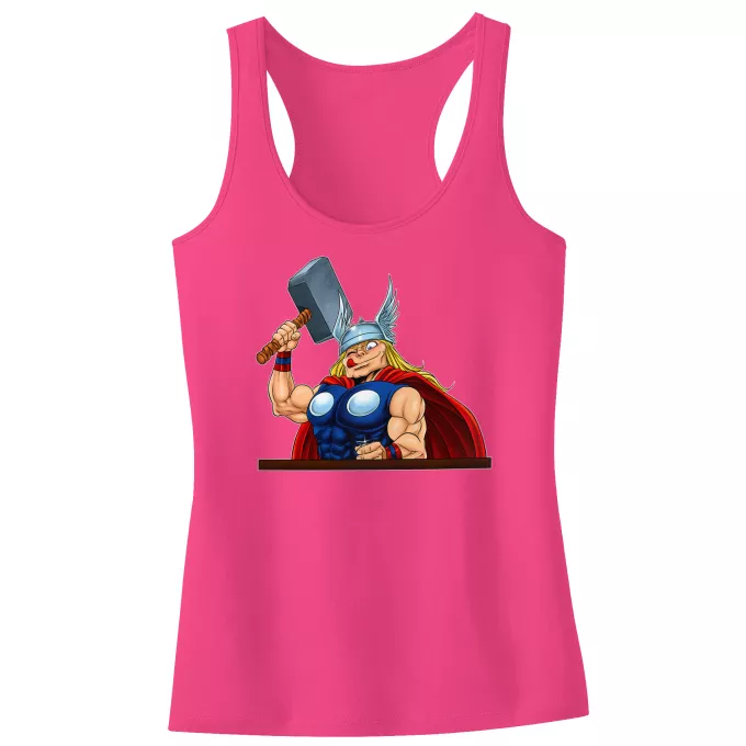 Débardeur Enfant Fille Parodie Thor Complètement Marteau !!