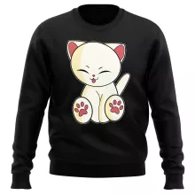 Pull « Chaton Mignon Crème » – Parodie Chatons Mignons