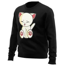 Pull « Chaton Mignon Crème » – Parodie Chatons Mignons