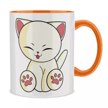 Mug « Chaton Mignon Crème » – Parodie Chatons Mignons