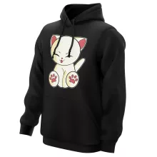 Sweat à capuche « Chaton Mignon Crème » – Parodie Chatons Mignons
