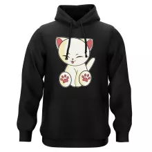 Sweat à capuche « Chaton Mignon Crème » – Parodie Chatons Mignons