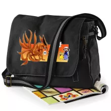 Sac à bandoulière Naruto « Un nouveau dresseur... » – Parodie Pokémon