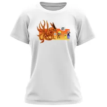 T-shirt de mulher – Pokémon de parodia