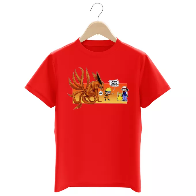 T-shirts crianças rapaz Paródia Pokémon