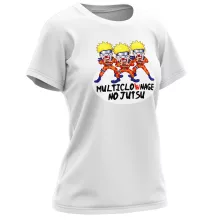 T-shirt Femme Naruto Multiclonage « Multiclownage No Jutsu !! » – Parodie Naruto