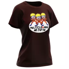T-shirt Femme Naruto Multiclonage « Multiclownage No Jutsu !! » – Parodie Naruto