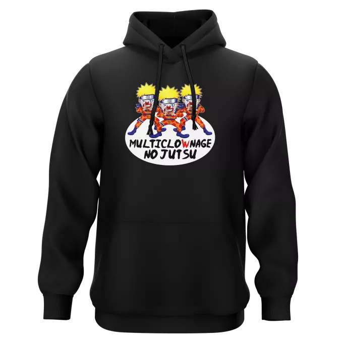 Sweat-shirts à Capuche Parodie Naruto Multiclownage No Jutsu !! - Naruto Multiclonage
