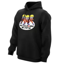 Sweat à capuche Naruto Multiclonage « Multiclownage No Jutsu !! » – Parodie Naruto