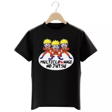T-shirt Enfant Naruto Multiclonage « Multiclownage No Jutsu !! » – Parodie Naruto