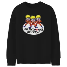 Pull Enfant Naruto Multiclonage « Multiclownage No Jutsu !! » – Parodie Naruto