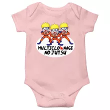 Body bébé (Filles) Naruto Multiclonage « Multiclownage No Jutsu !! » – Parodie Naruto