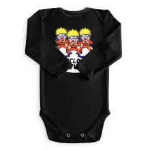 Body bébé manches longues Naruto Multiclonage « Multiclownage No Jutsu !! » – Parodie Naruto