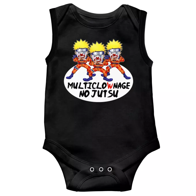 Body bébé sans manches Parodie Naruto Multiclownage No Jutsu !! - Naruto Multiclonage