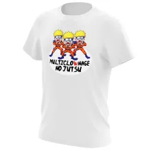 T-shirt Naruto Multiclonage « Multiclownage No Jutsu !! » – Parodie Naruto