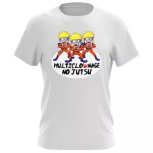 T-shirt Naruto Multiclonage « Multiclownage No Jutsu !! » – Parodie Naruto