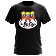 T-shirt Naruto Multiclonage « Multiclownage No Jutsu !! » – Parodie Naruto