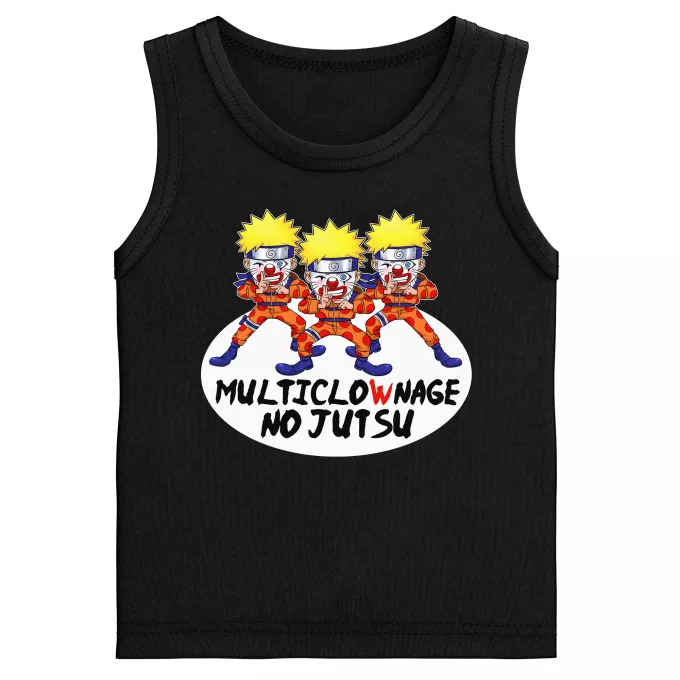 Débardeurs Enfants Garçons Parodie Naruto Multiclownage No Jutsu !! - Naruto Multiclonage