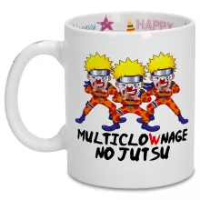Mug Naruto Multiclonage « Multiclownage No Jutsu !! » – Parodie Naruto