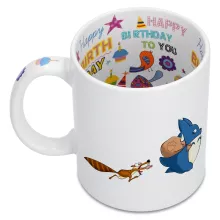 Totoro Tasse “Totoro und Scrat” – Parodie auf Ice Age