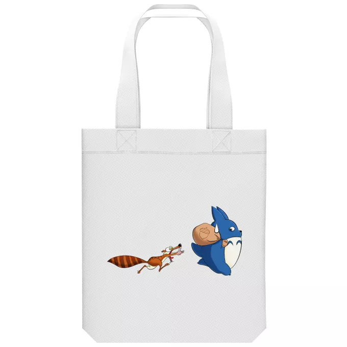 Saco (Tote Bag) de algodão orgânico Paródia A Idade do Gelo