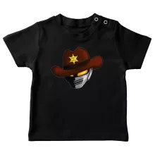 T-shirt bébé X-Or « Le Shériff de l'espace... » – Parodie X-Or le Shériff de l'Espace