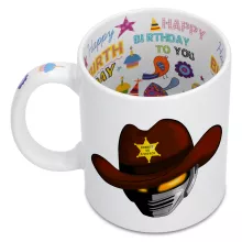 Mug X-Or « Le Shériff de l'espace... » – Parodie X-Or le Shériff de l'Espace