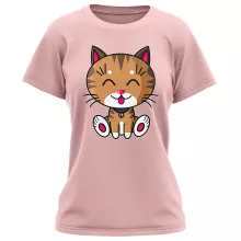 T-shirt Femme « Kawaii Baby Cat (tigré) » – Parodie Kawaii Baby Cats