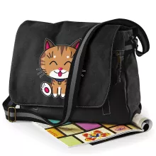 Sac à bandoulière « Kawaii Baby Cat (tigré) » – Parodie Kawaii Baby Cats