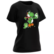 T-shirt Femme « Peinture fraîche... ;) » – Parodie Yoshi