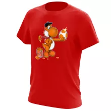 Schwarzer Yoshi T-Shirt – Parodie auf Yoshi