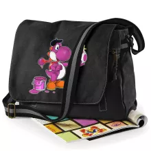 Purple Yoshi Messenger Bag – Yoshi parody