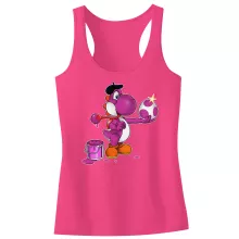 Purple Yoshi Girls Kids Tank Top – Yoshi parody