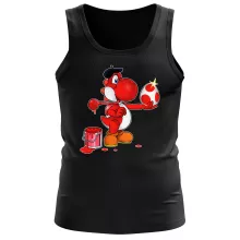 Canotta da Uomo “Yoshi rosso” – Parodia dei Yoshi