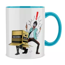 Mug Solid Snake « Colis piégé... » – Parodie Metal Gear Solid