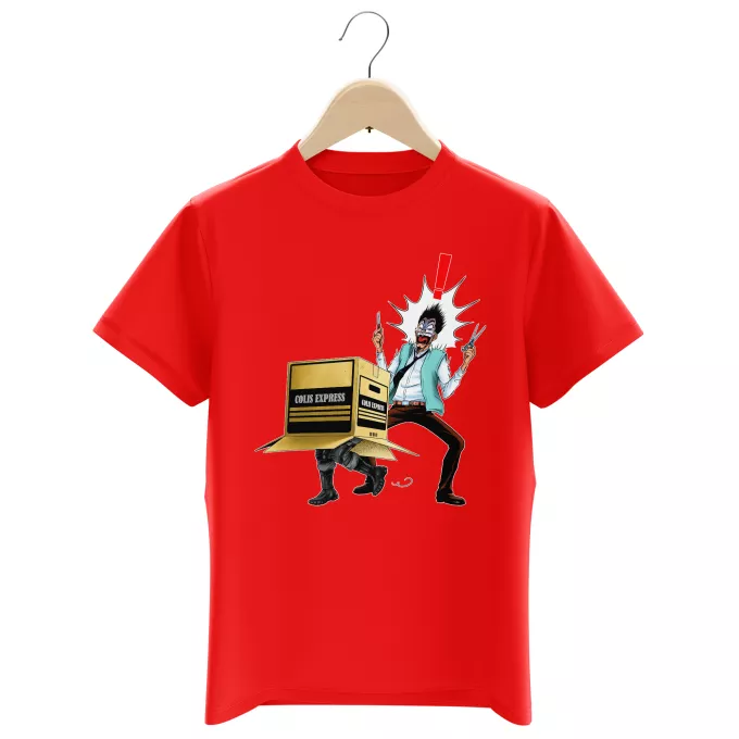 T-shirts Enfants Garçons Parodie Metal Gear Solid Colis piégé... :) - Solid Snake