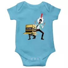 Body bébé Solid Snake « Colis piégé... » – Parodie Metal Gear Solid
