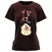 Camiseta Mujer Franky “Franky, Ace Ventura y Popeye” – Parodia de One Piece