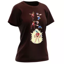 Camiseta Mujer Franky “Franky, Ace Ventura y Popeye” – Parodia de One Piece